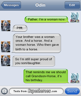Illustration for article titled Texts from Superheroes Trolls People Whining about Thor